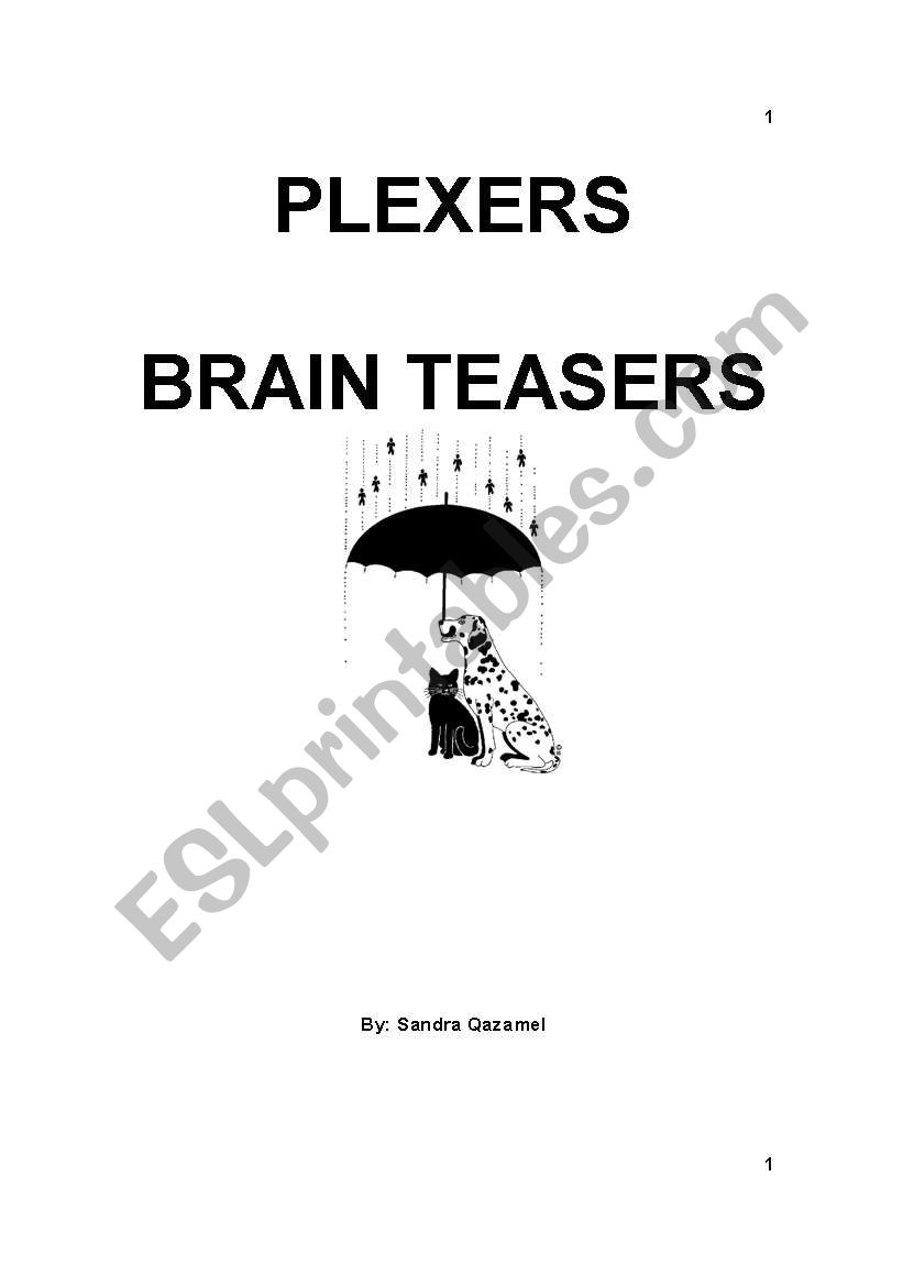 PLEXERS - BRAIN TEASERS worksheet