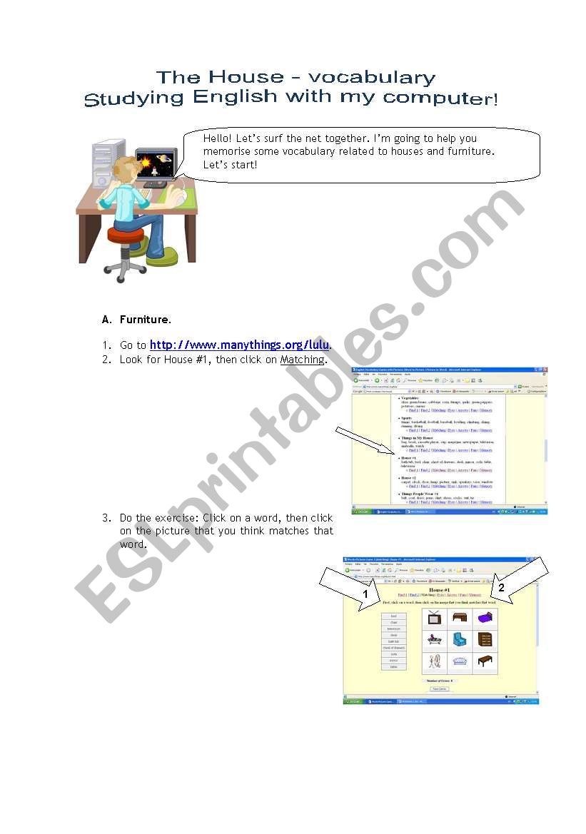 Studying English with my computer