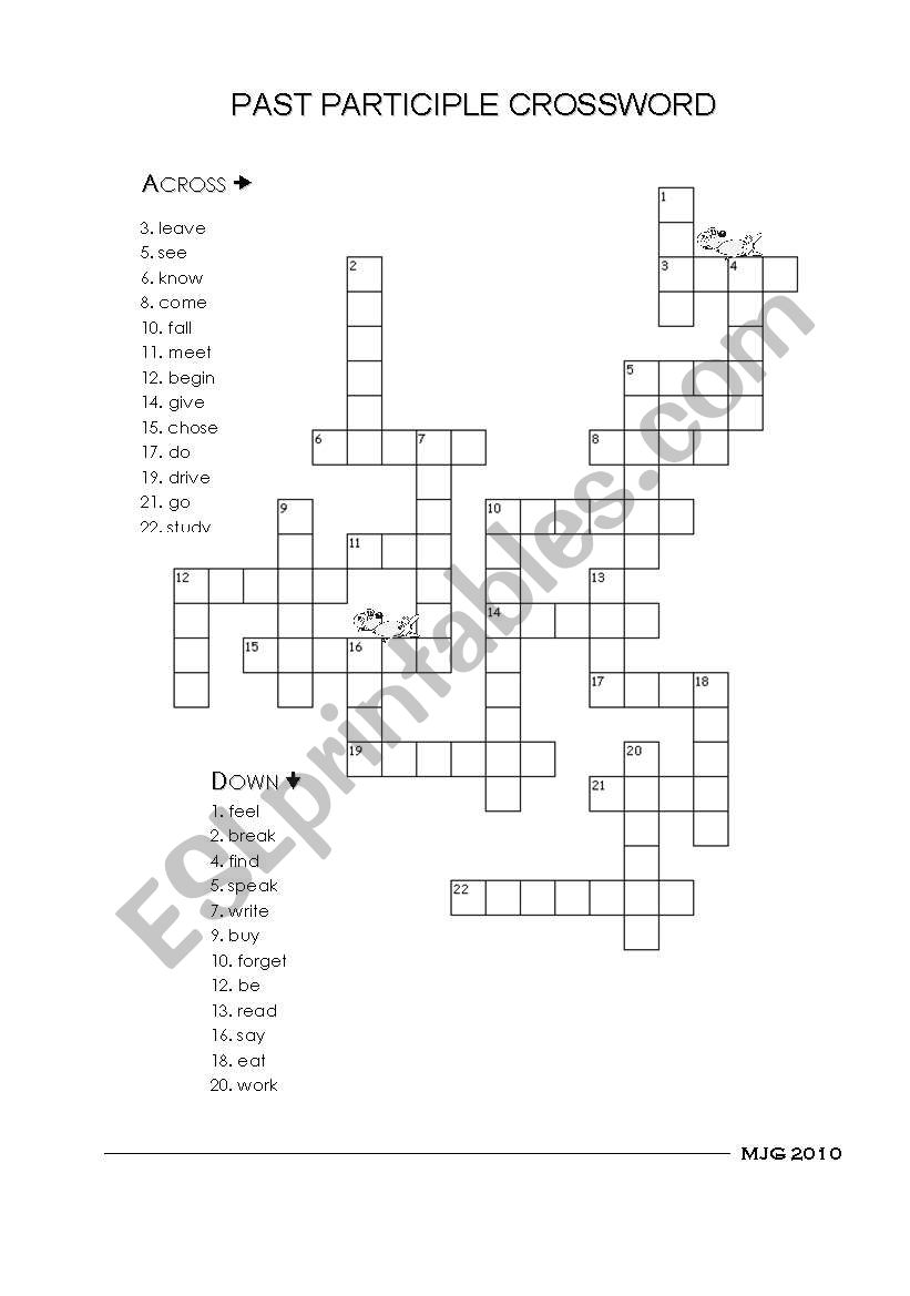 Past Participle worksheet