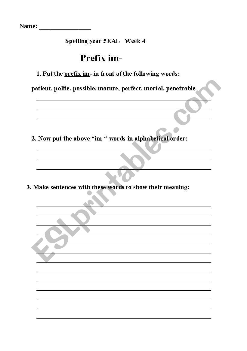 Prefix 