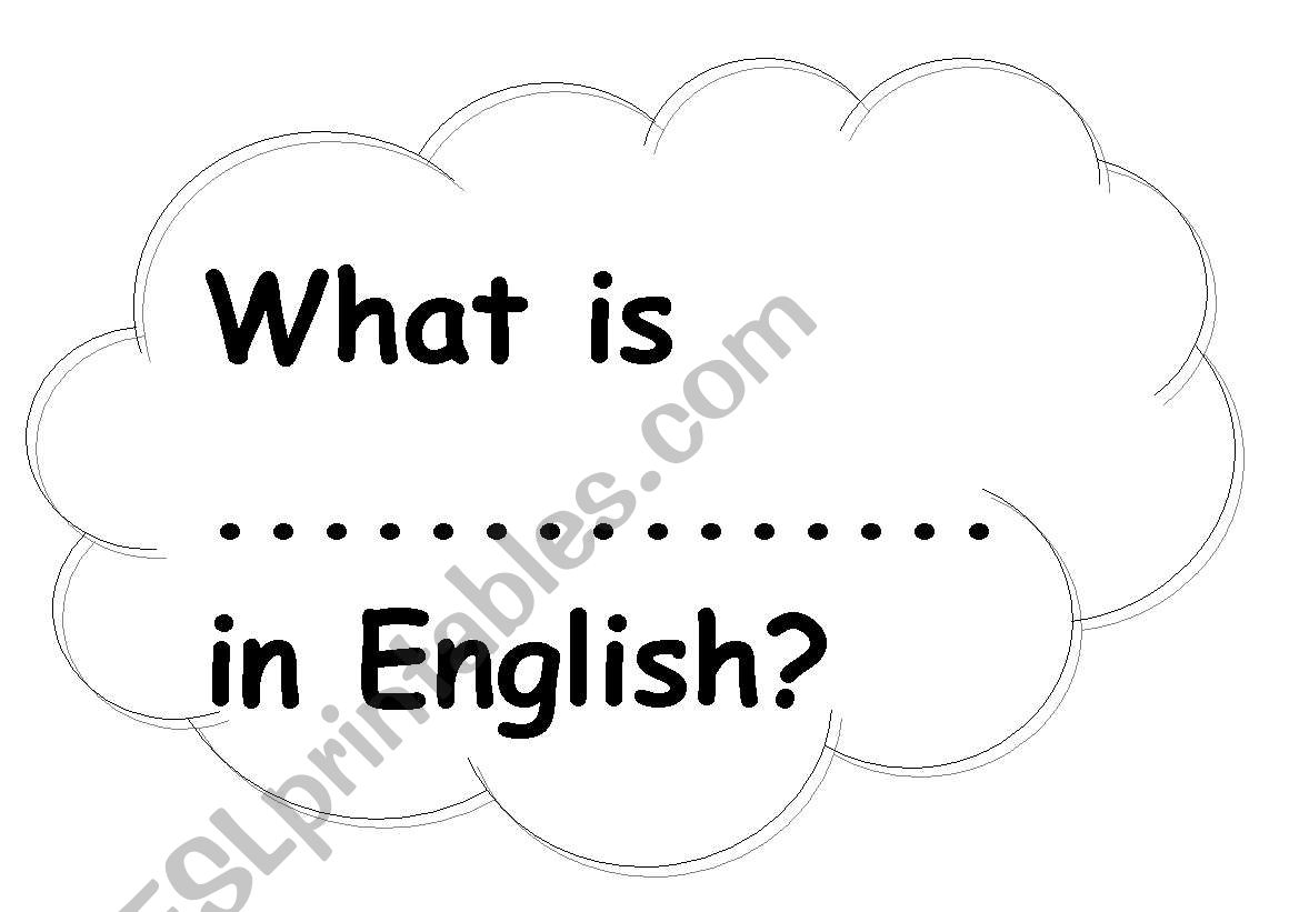 Classroom language 02 worksheet