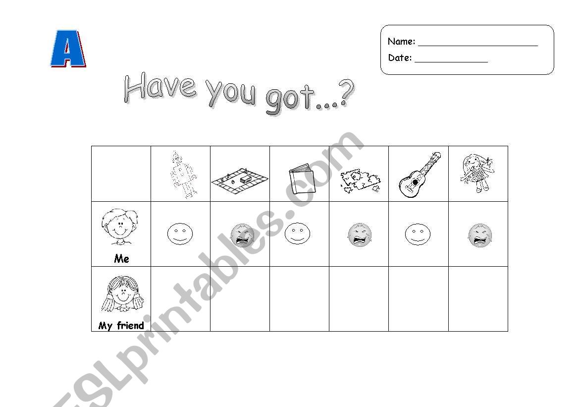 Info gap activity worksheet