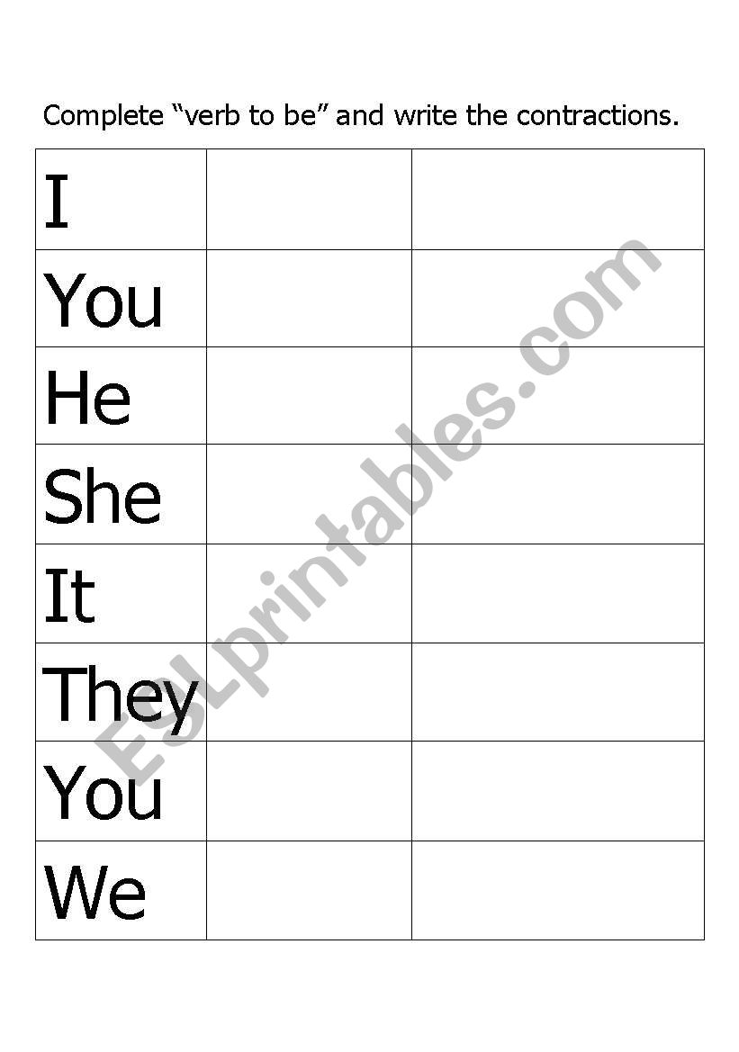Personal Pronouns worksheet