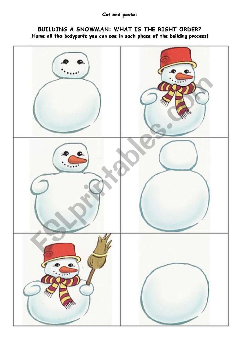 BUILDING A SNOWMAN: WHAT IS THE RIGHT ORDER?-1