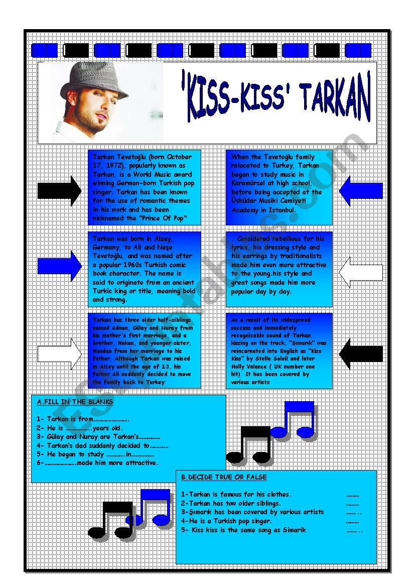 TARKAN worksheet