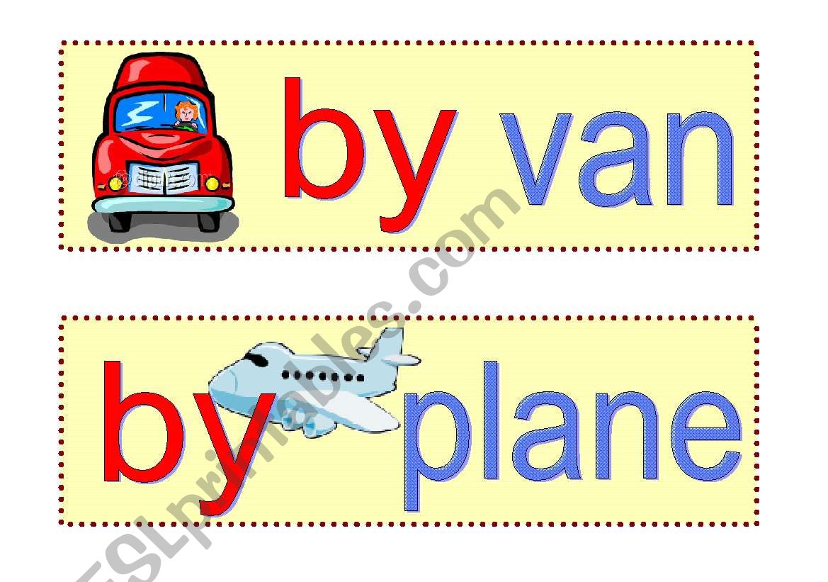 how do they travel? worksheet