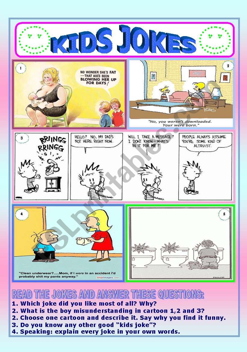 Kids Jokes worksheet