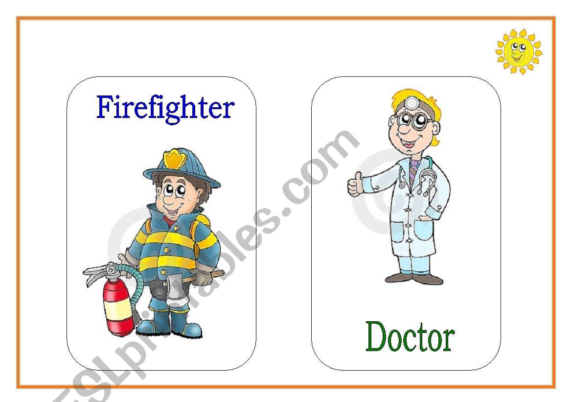 JOBS FLASHCARDS - SET 1  worksheet