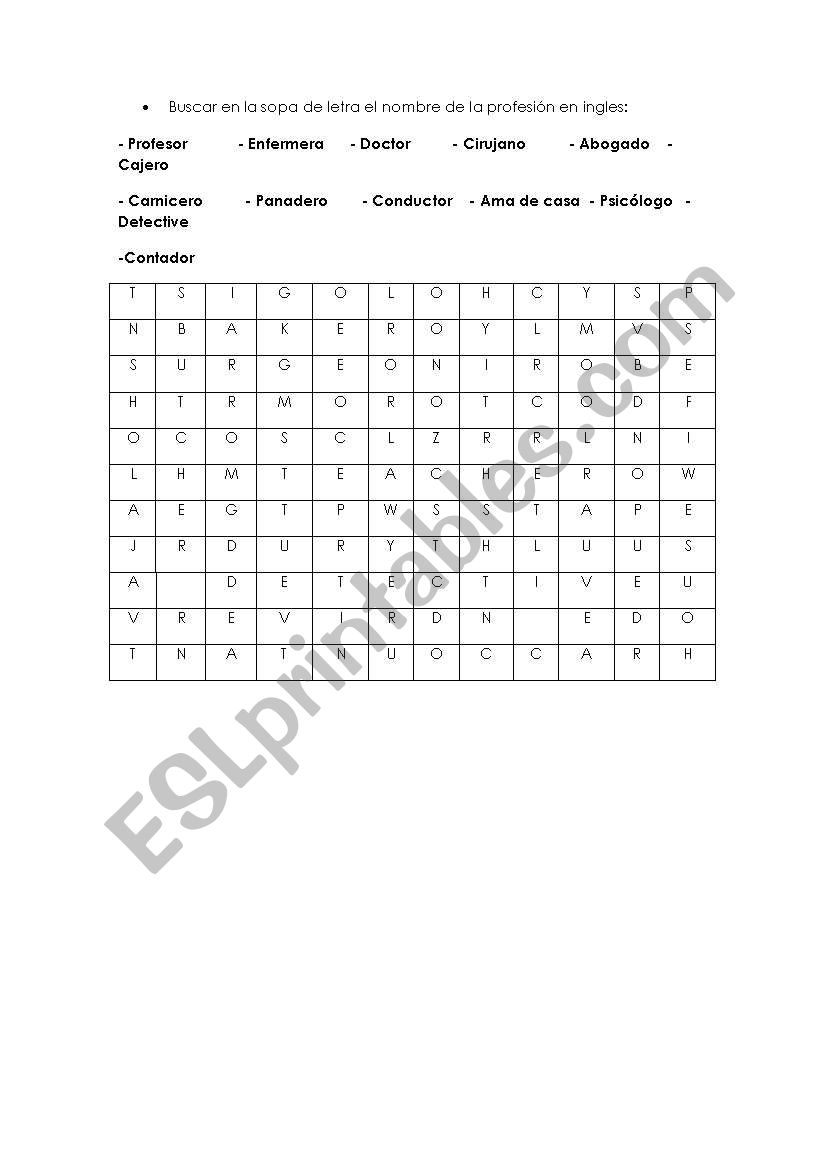 soup of letters worksheet