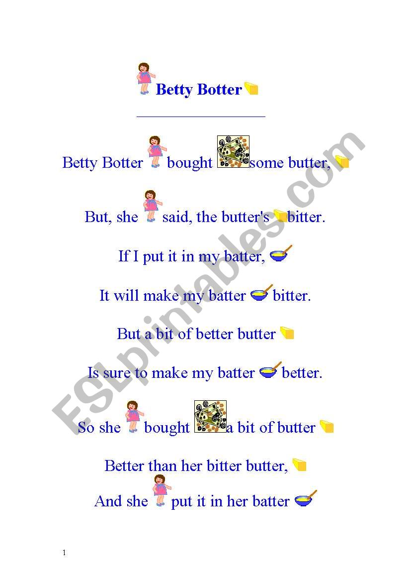 Food worksheet