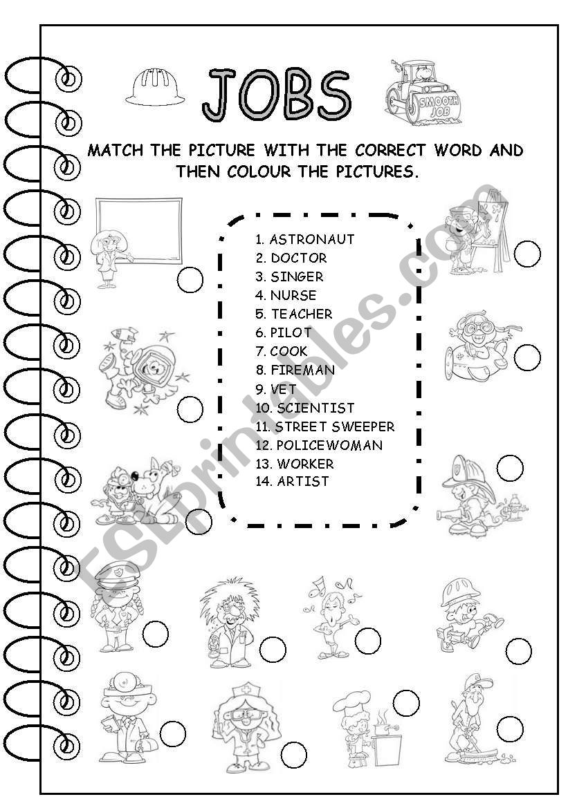 JOBS worksheet