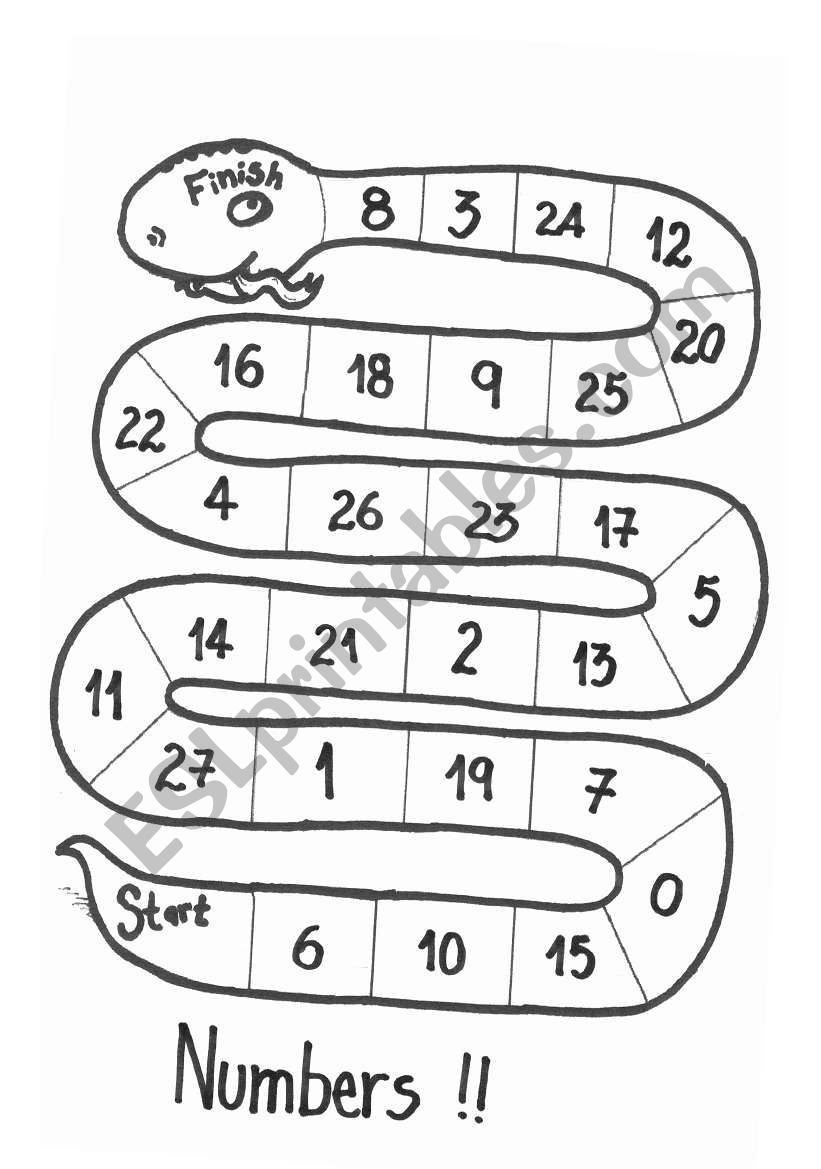 Numbers worksheet