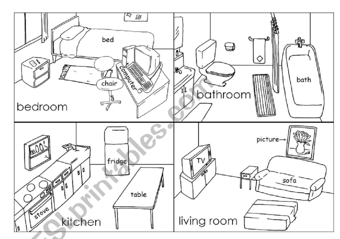 the House worksheet