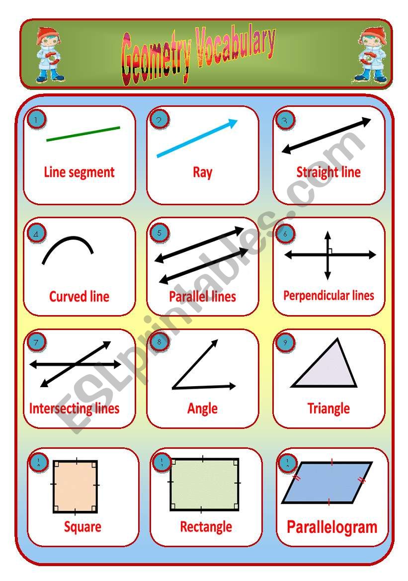 geometry worksheet