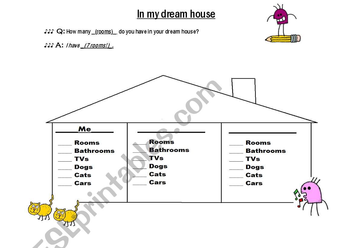 In my dream home there is/there are...
