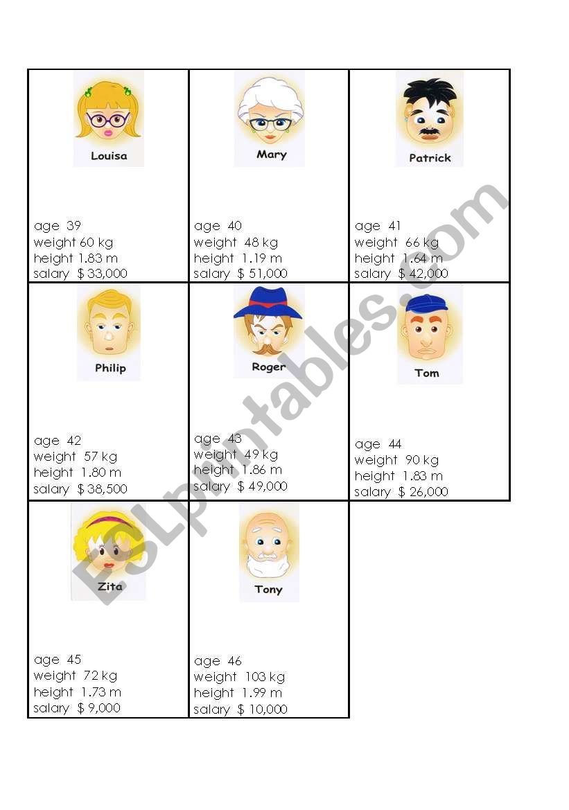 3 of 3 comparatives or superlatives game.