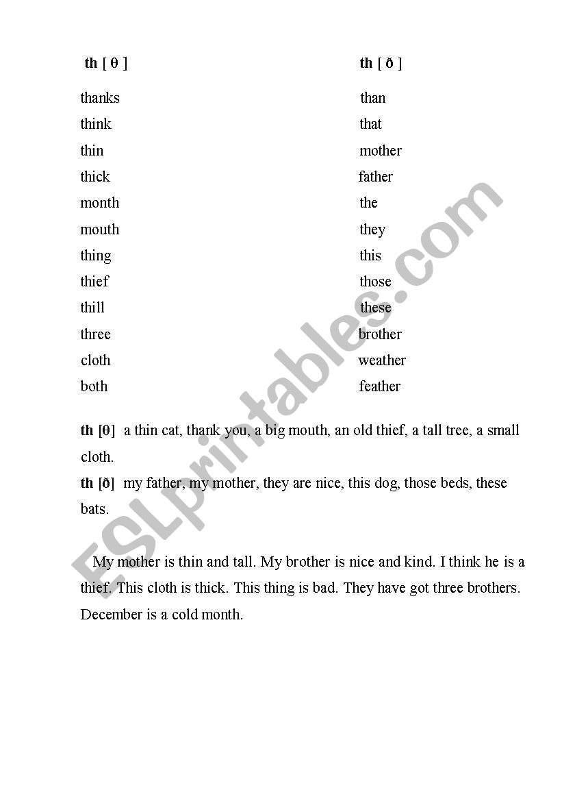 Reading  combination of letters 