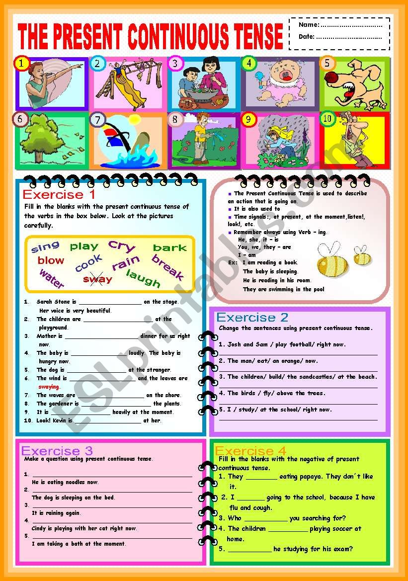 the-present-continuous-tense-esl-worksheet-by-ayrin