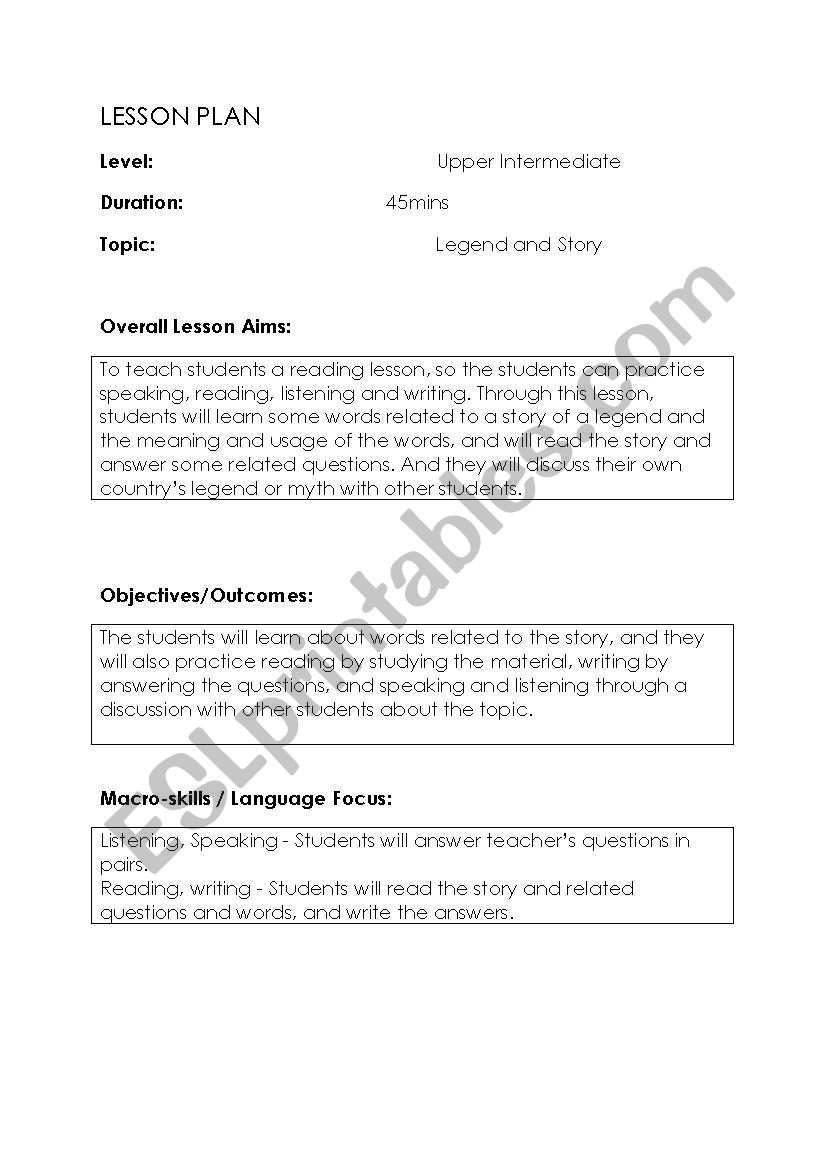 Atlantis worksheet