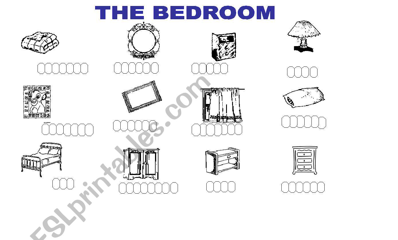 The Bedroom Fill in the blanks