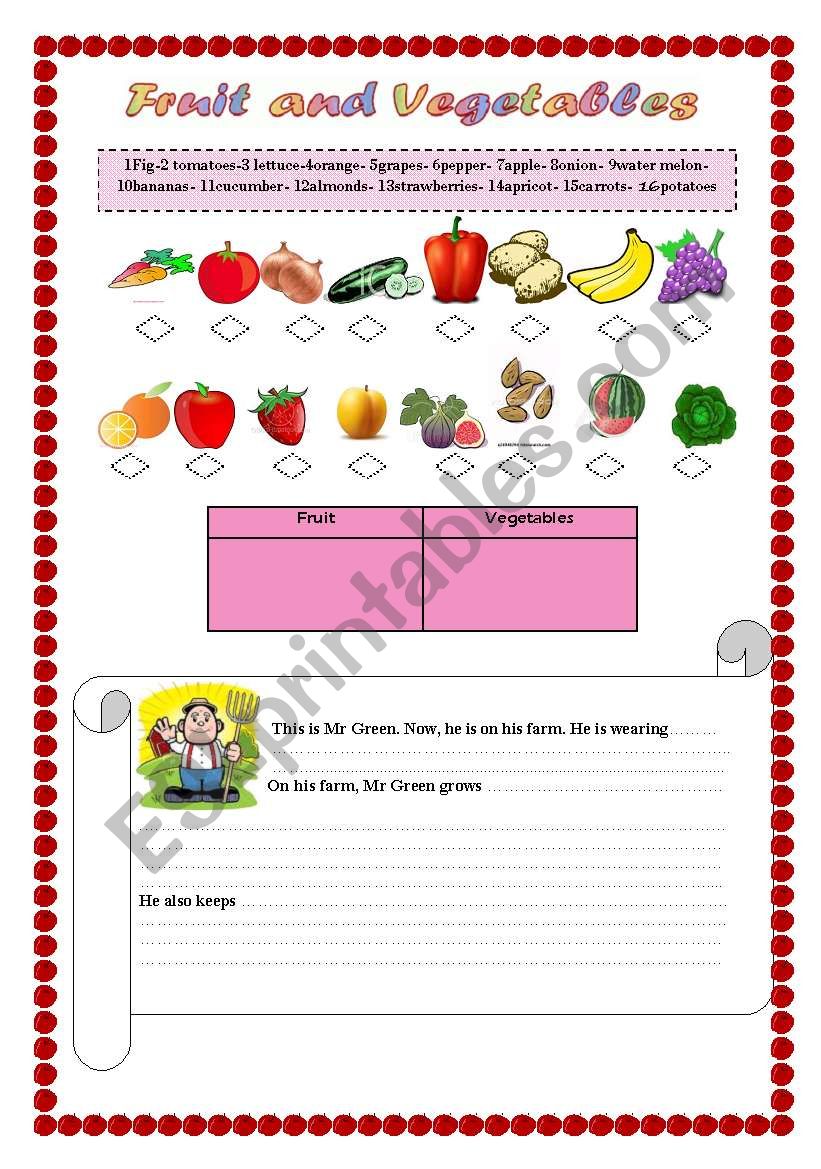 Farm animals2 worksheet