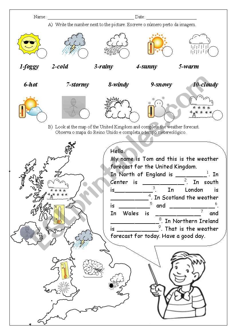 weather worksheet