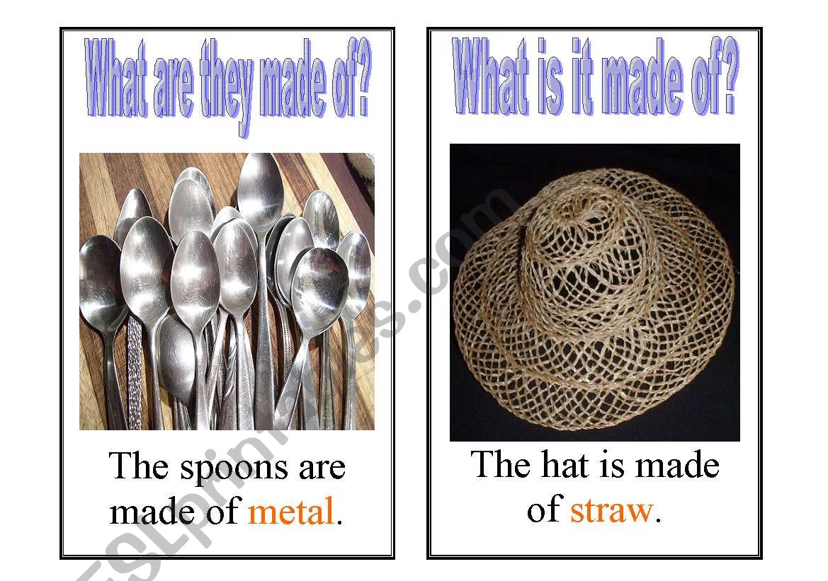 What is it / are they made of? - Part B