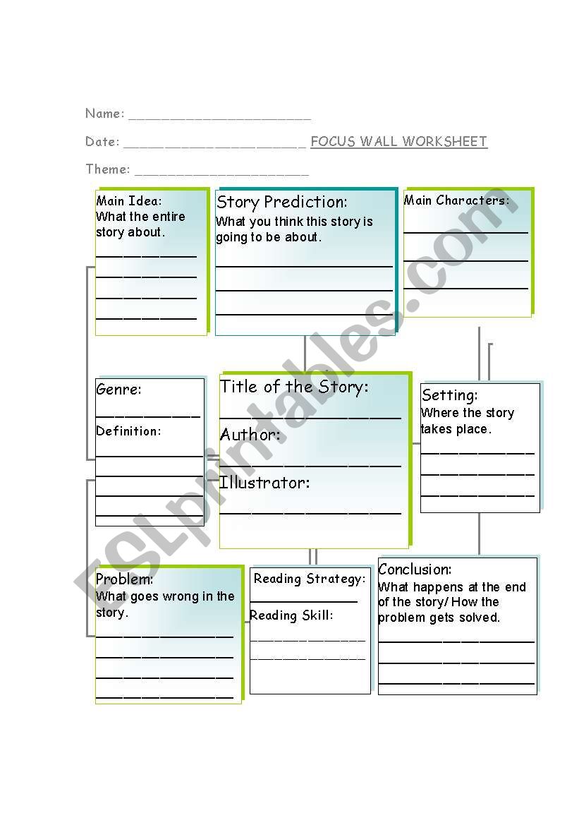 Reading Graphic Organizer  worksheet