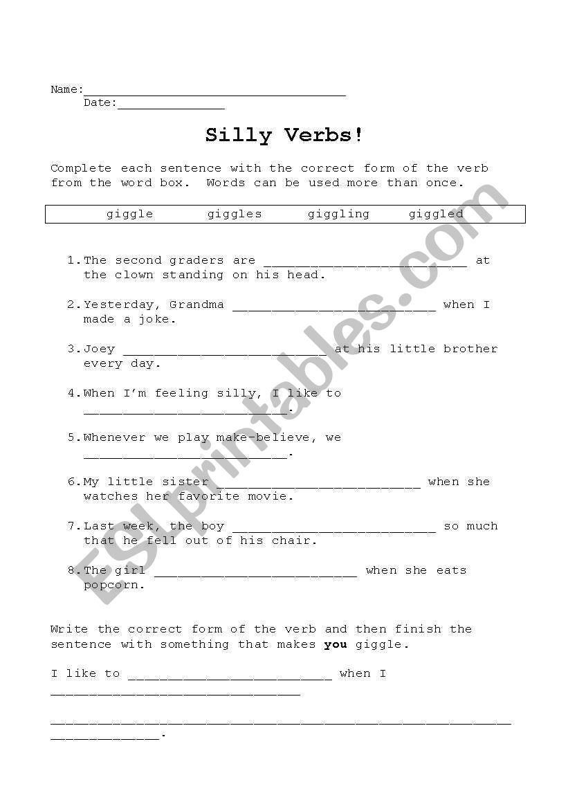 Verb Conjugation (present tense)