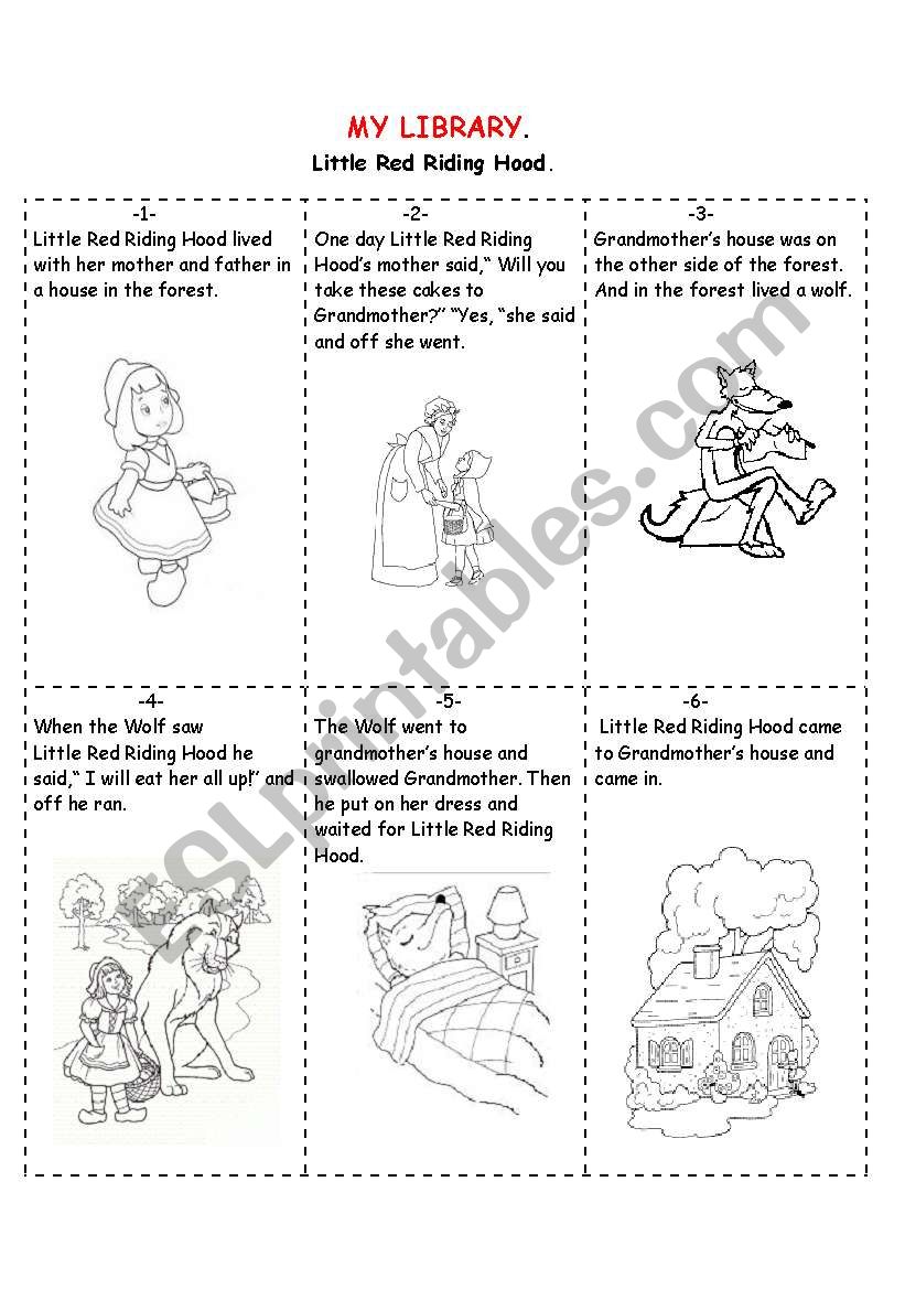 Little Red Riding Hood. worksheet