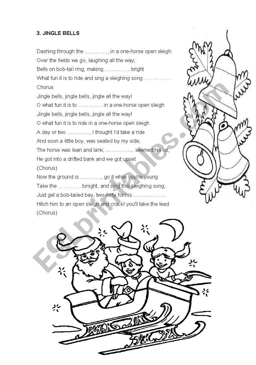 JINGLE BELLS  worksheet