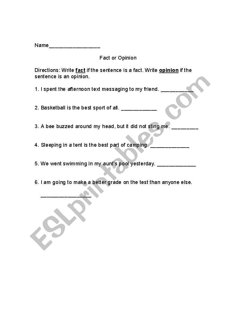 Determining Fact from Opinion in Text