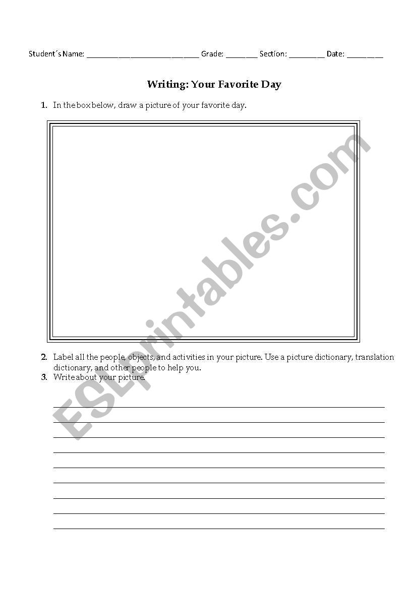 graphic organizers worksheet
