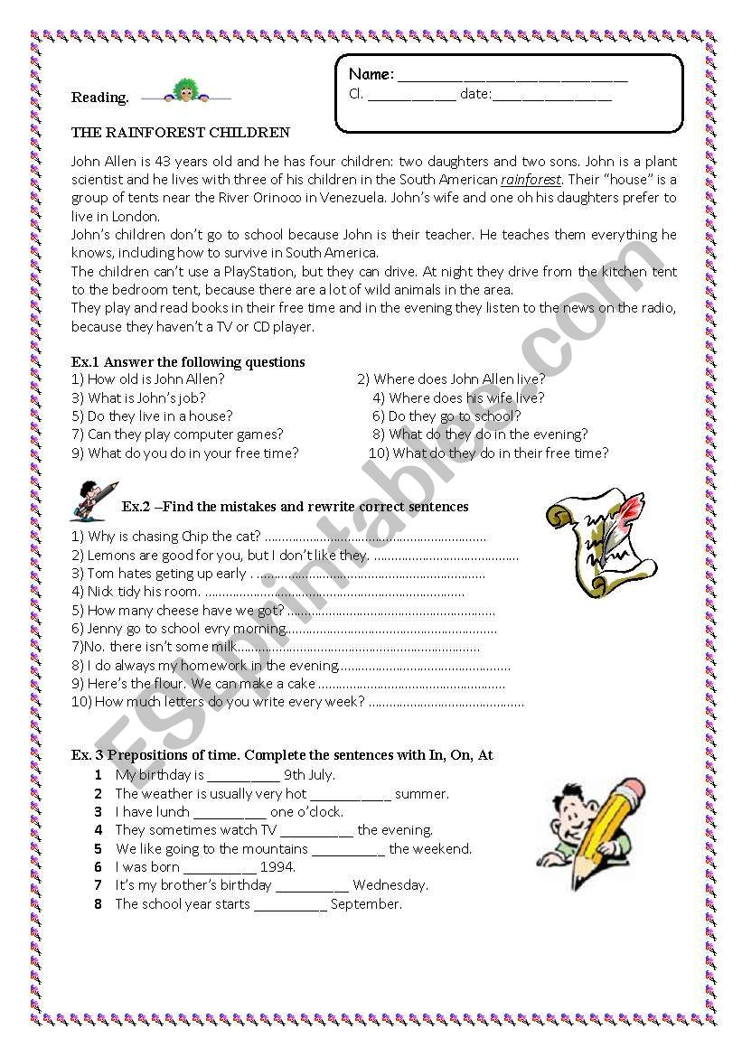 simple or continuous2 worksheet