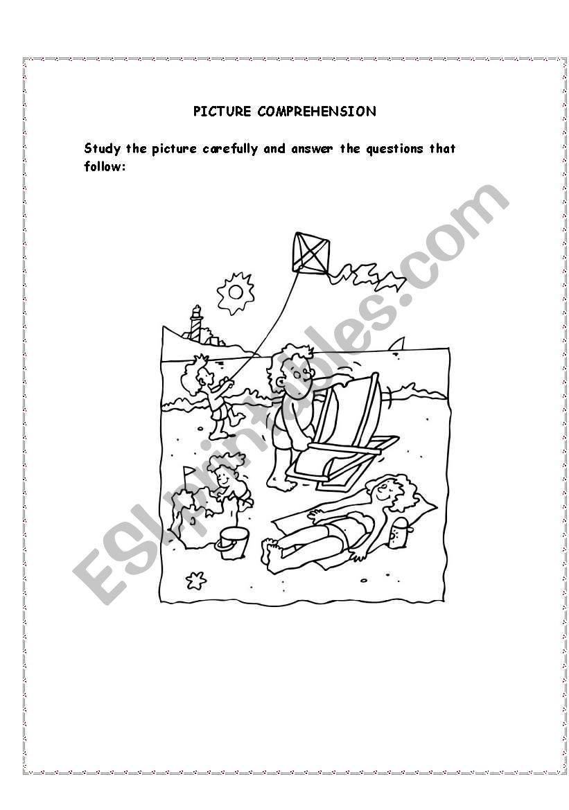 Picture Comprehension worksheet