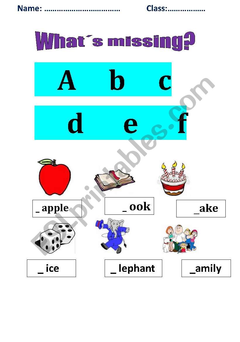 THE ALPHABET FOR YOUN LEARNERS