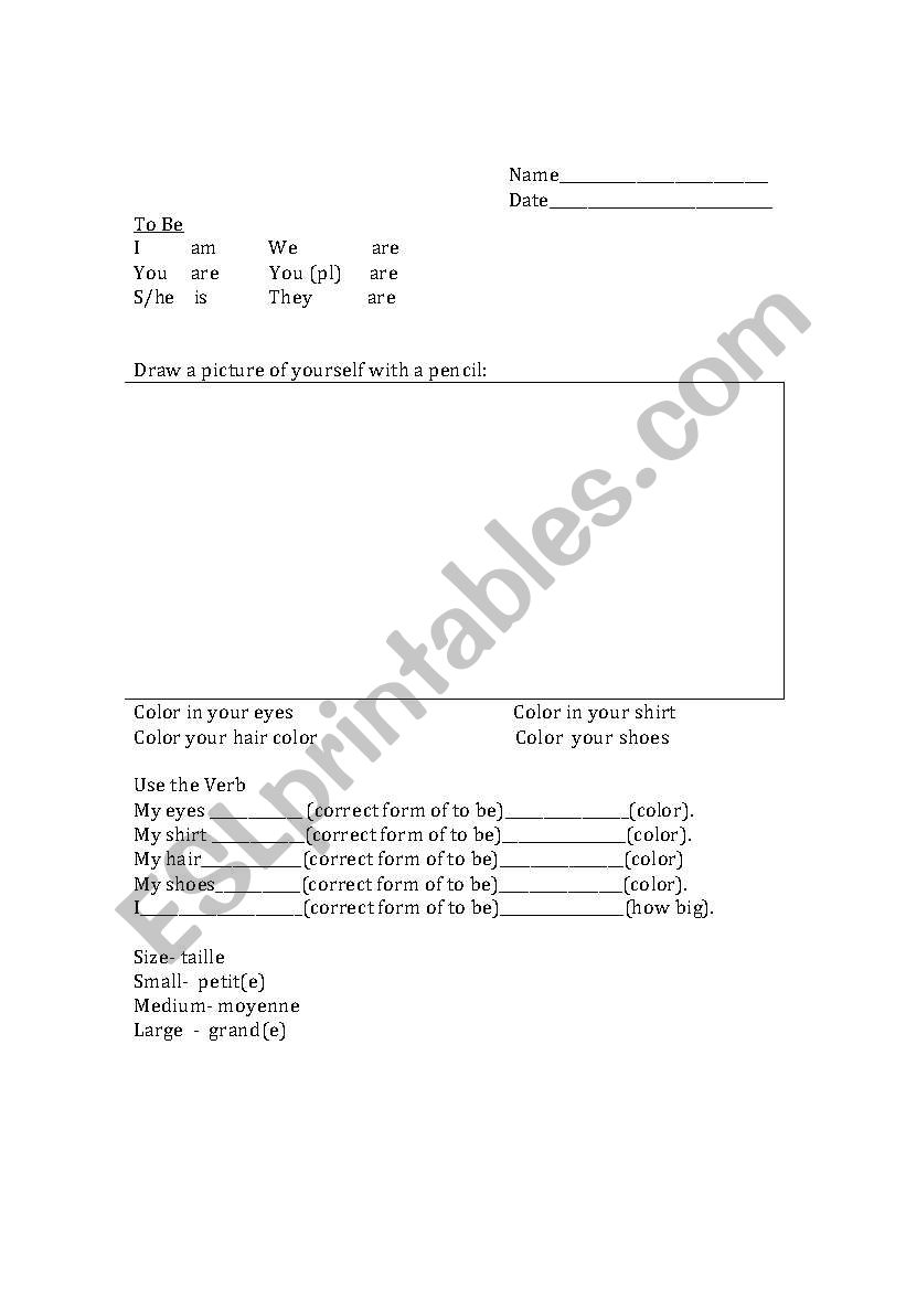 to be exercises worksheet