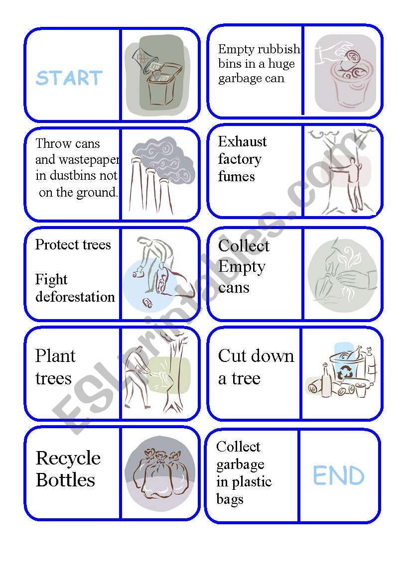 environment Domino worksheet