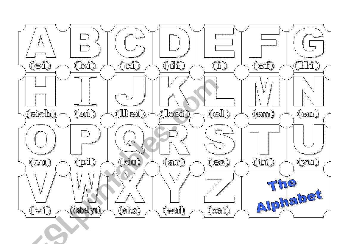 ALPHABET worksheet