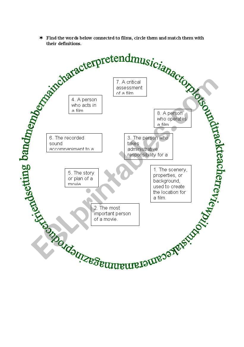 film review worksheet