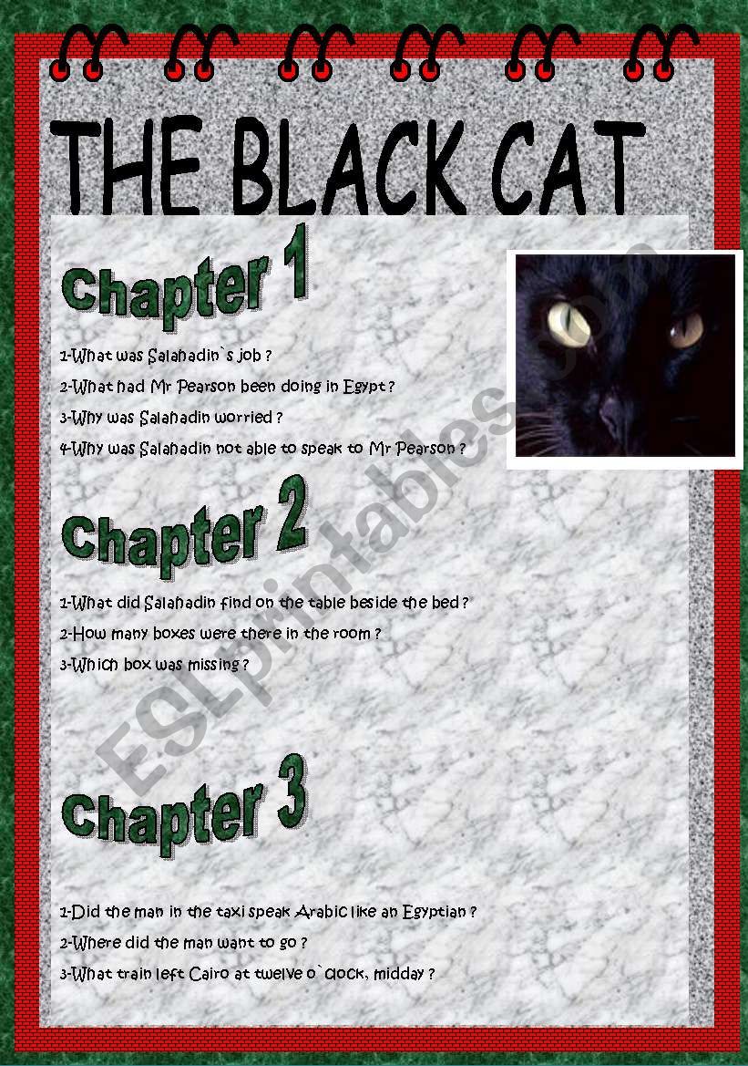 THE BLACK CAT - ESL worksheet by bermudenze