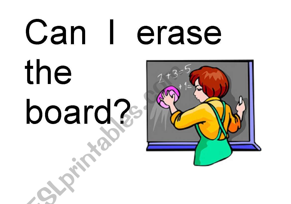 classroom expressions used by students in esl or efl