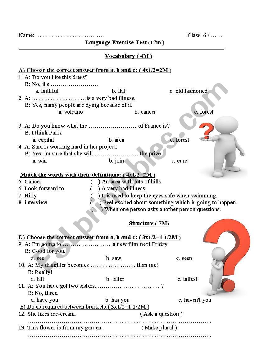 Test worksheet