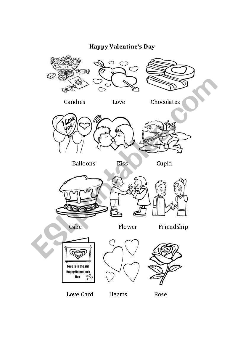 VALENTINES DAY worksheet