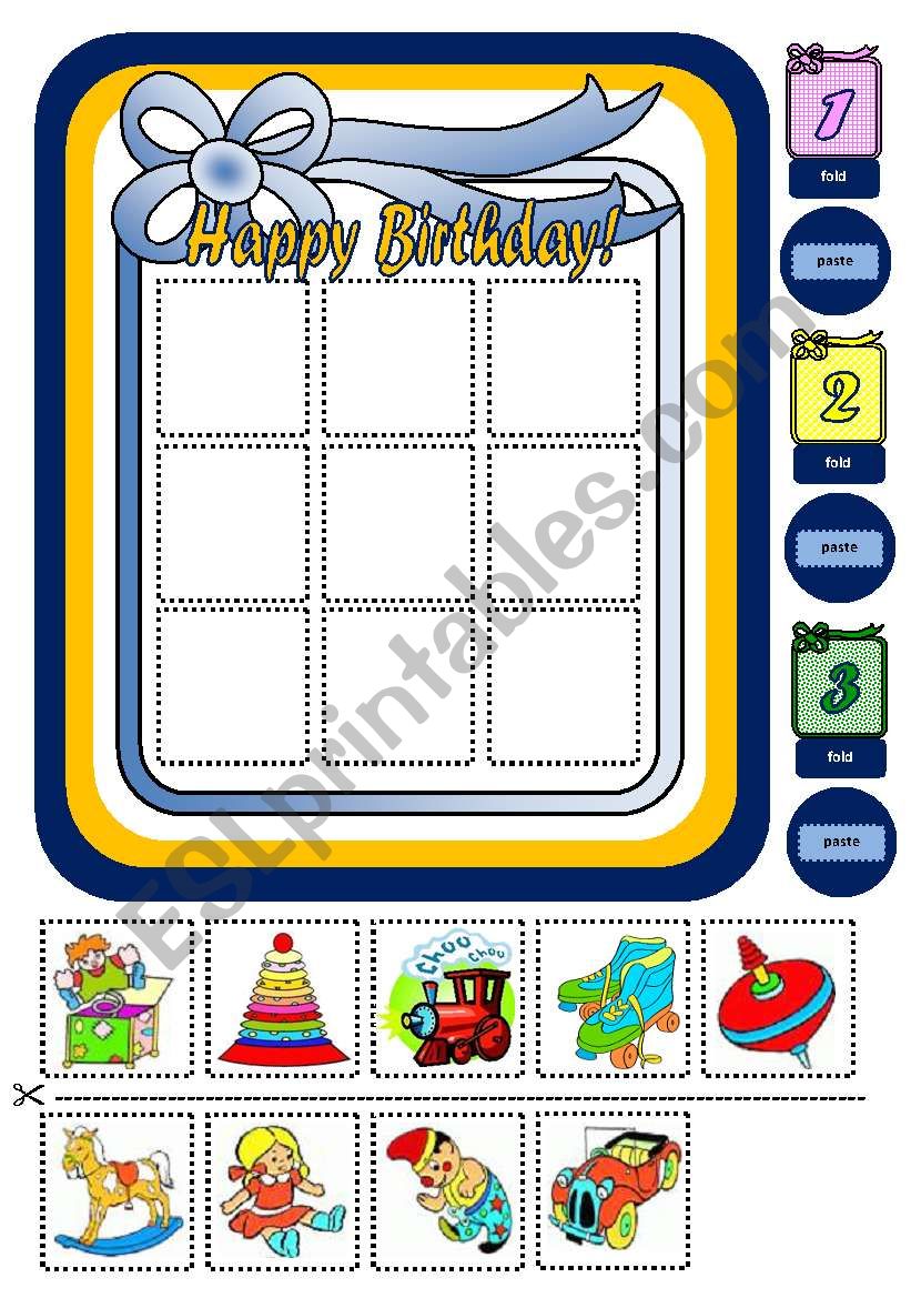 WHEN IS HIS / HER BIRTHDAY? - BOARD GAME (PART 2)