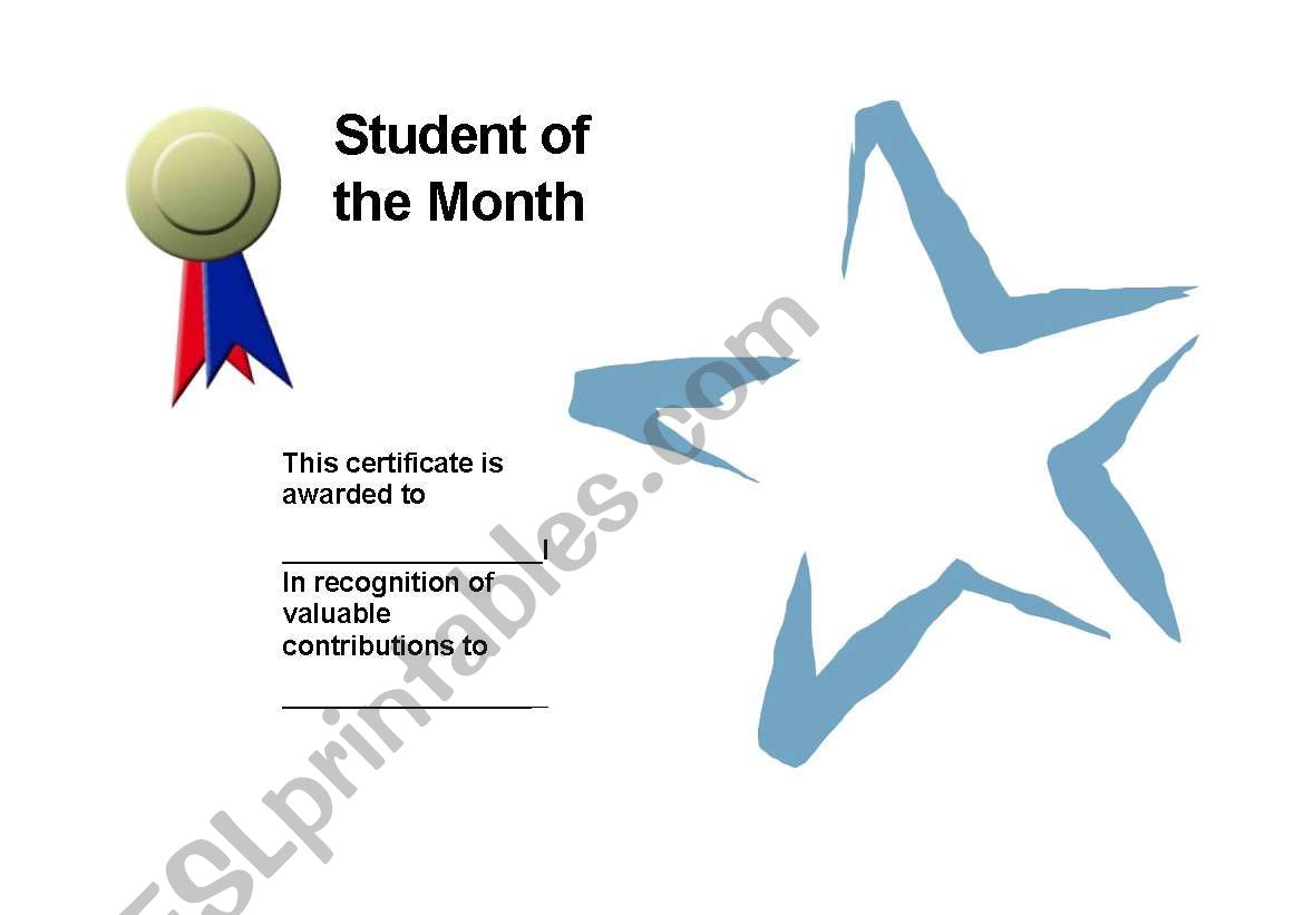 award card worksheet