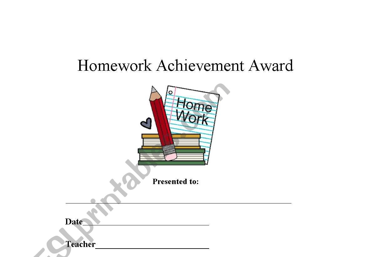 award card worksheet