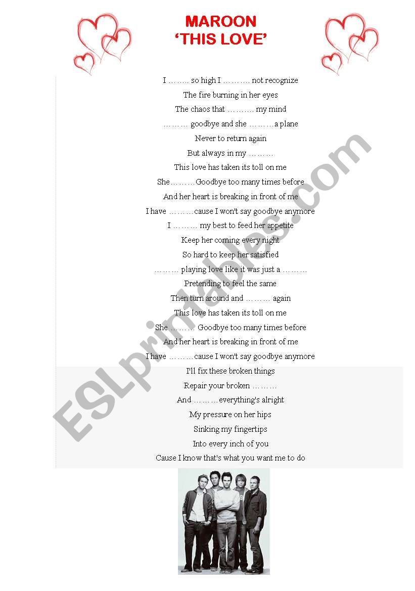 LOVE worksheet