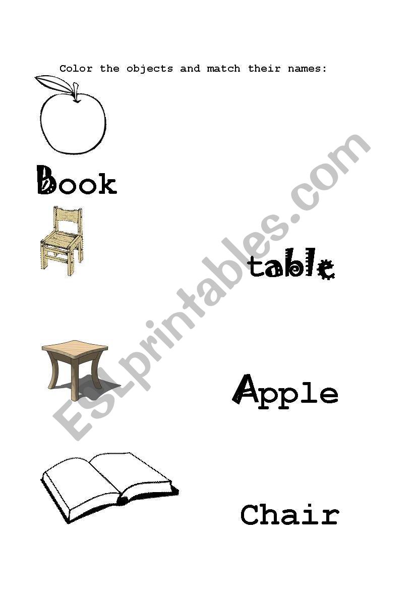 another activity for kids. worksheet