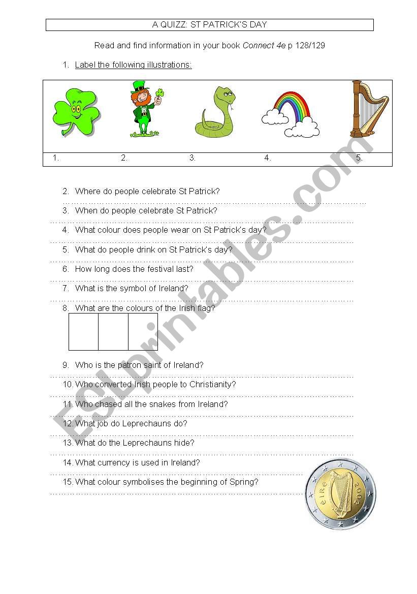 st patricks day worksheet